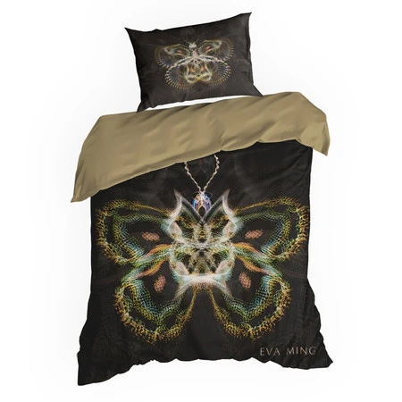 Pościel Eva 11 160 x 200 cm, Czarny