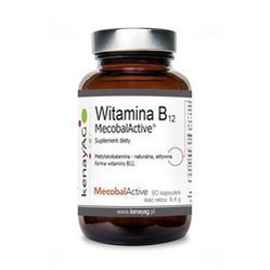 KENAY Witamina B12 MecobalActive® na wsparcie układu nerwowego, układu odpornościowego i metabolizmu energetycznego 60 kaps.