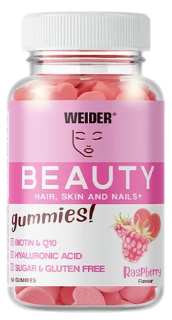Weider Beauty na wsparcie skóry 40 żelek smak malina