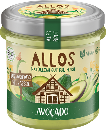 Allos − Pasta kremowa z awokado − 140 g