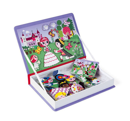 Janod Magnetyczna układanka Księżniczki Magnetibook