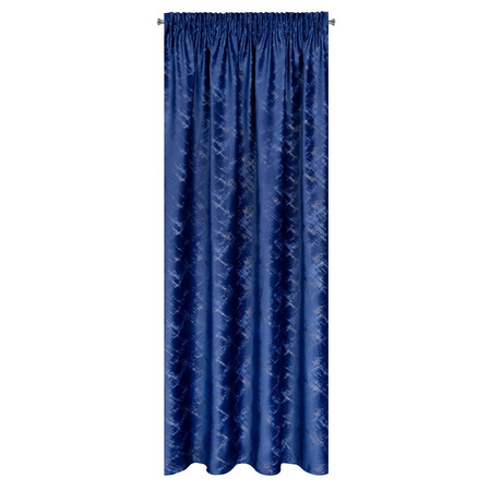 ZASŁONA GOTOWA ADRIA NA TAŚMIE 140 X 270 CM GRANATOWY