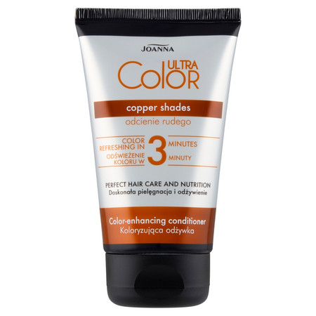 Joanna − Ultra Color, koloryzująca odżywka odcienie rudego − 100 g