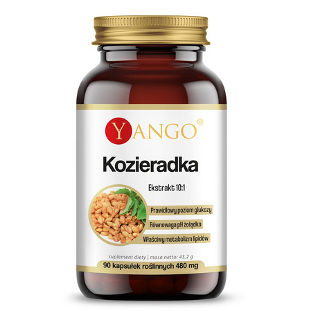 Yango Kozieradka ekstrakt 10:1 z nasion kozieradki pospolitej 90 kaps. vege