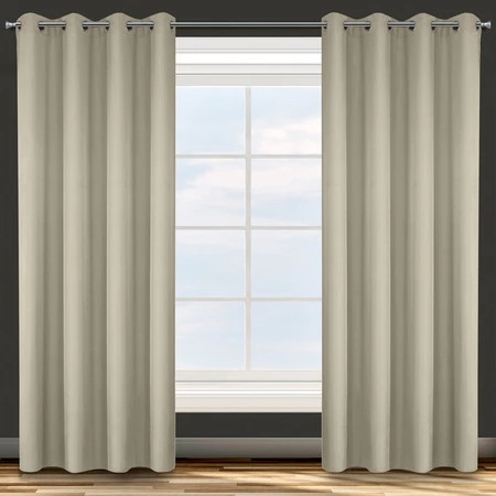 ZASŁONA GOTOWA D91 ADORE 140 X 250 CM CIEMNOBEŻOWY