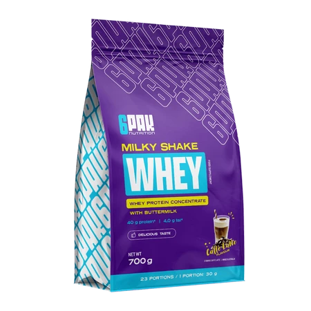 6PAK MILKY SHAKE WHEY   700g CAFFE LATTE