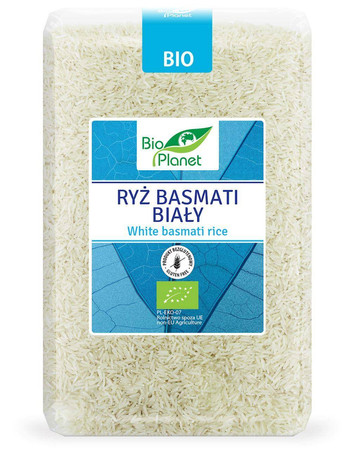 Zestaw 2x Bio Planet − Ryż Basmati biały bezglutenowy BIO − 2 kg