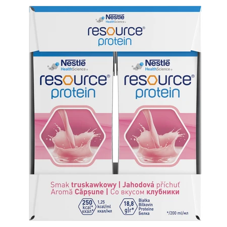 RESOURCE Protein smak truskawka 4 x 200ml