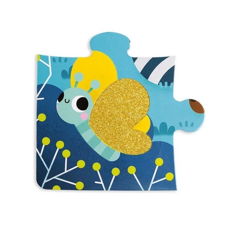 Janod Puzzle sensoryczne 20 elementów Leśne zwierzęta