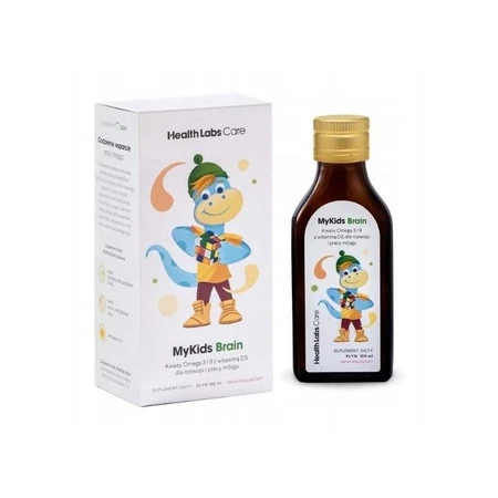 Health Labs Care MyKids Brain - dla prawidłowego rozwoju i pracy mózgu dziecka  100 ml