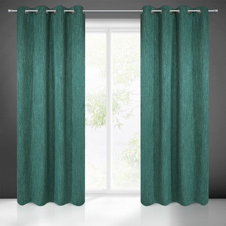 ZASŁONA GOTOWA ROSSIE 140 X 250 CM ZIELONY