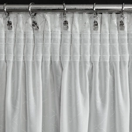 FIRANA GOTOWA ROXI NA TAŚMIE 140 X 270 CM BIAŁY