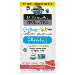 Garden of Life Organic Kids + Probiotics + Vitamins C & D 30 tabl. smak arbuzowy