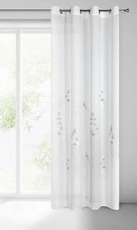 FIRANA GOTOWA ISABEL 140 X 250 CM BIAŁY