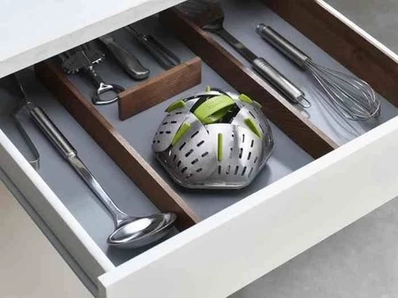 JJ - Koszyk do gotowania na parze Bloom™, stalowy