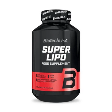 BioTech USA Super Lipo spalacz tłuszczu 120 tabl.