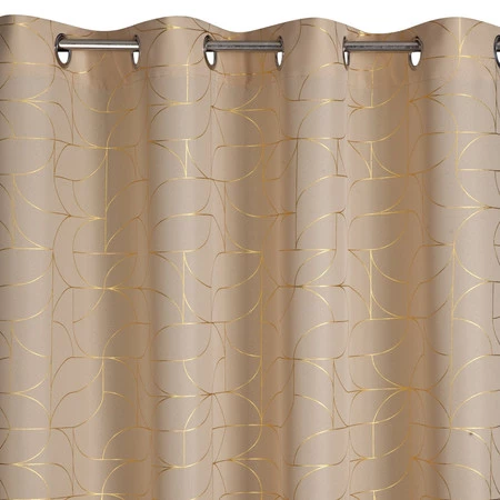 ZASŁONA GOTOWA EVI 140 X 250 CM BEŻOWY