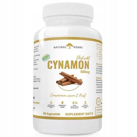 Altopharma Cynamon Ekstrakt 600 mg 90 kaps.