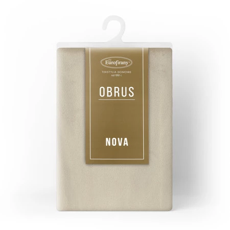 OBRUS MELINDA 140 X 220 CM BEŻOWY