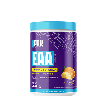 6PAK EAA 400g JAR ORANGE-LEMON