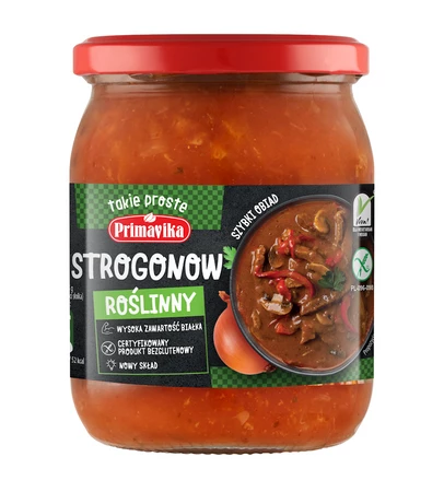 PRIMAVIKA STROGONOW ROŚLINNY BEZGLUTENOWY 470 g