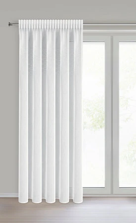 FIRANA GOTOWA KLEO NA TAŚMIE 140 X 270 CM BIAŁY