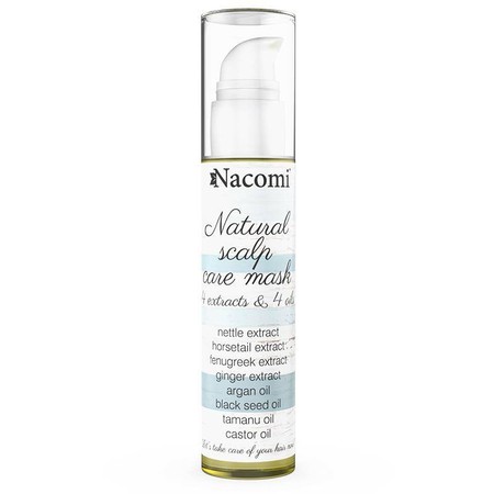 Nacomi - Naturalna olejowa maska do skóry głowy - 50 ml