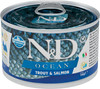 FARMINA ND DOG OCEAN Trout Salmon Pstrąg Łosoś 140g