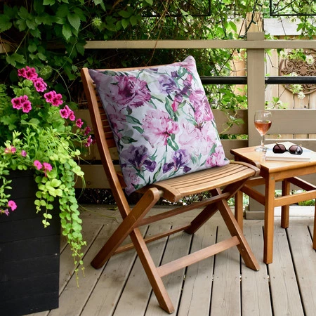 Poszewka Garden 45 x 45 cm, Różowy