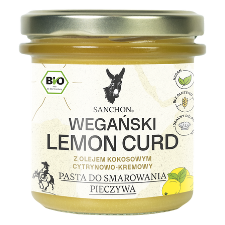 Krem Cytrynowy Lemon Curd Bezglutenowy BIO 160 g