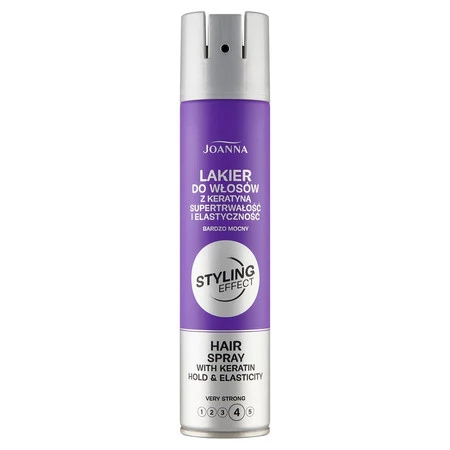 Styling Effect lakier utrwalający do włosów z keratyną Bardzo Mocny 250ml