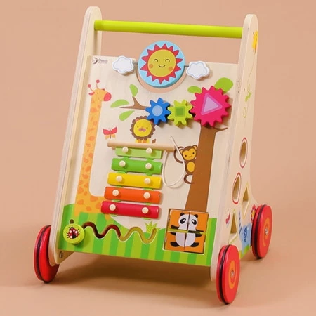 Chodzik Pchacz Wielofunkcyjny Drewniany Classic World