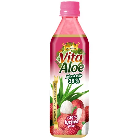 VITA ALOE Napój z aloesem 38% 0,5 L smak Liczi