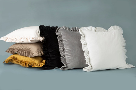 POSZEWKA VELVET 25 45 X 45 CM CZERWONY