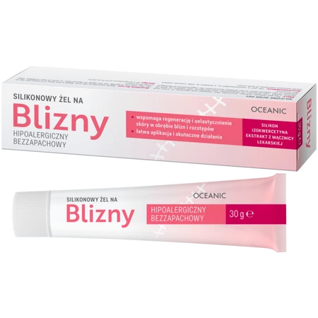 Blizny Żel silikonowy na blizny (bezzapachowy, hipoalergiczny) 30 g