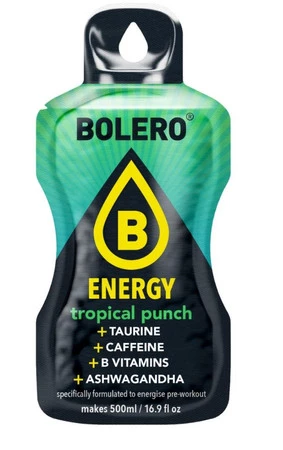 Bolero Energy Owoce Tropikalne 14g napój ze stewią w proszku bez cukru