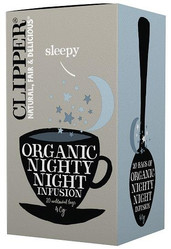 CLIPPER HERBATKA Z RUMIANKIEM I MELISĄ (NIGHTY NIGHT) BIO (20 x 2 g) 40 g