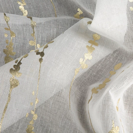 FIRANA GOTOWA LINZI NA TAŚMIE 140 X 270 CM BIAŁY