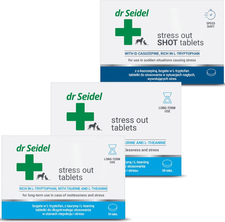 DR SEIDEL Stress Out Shot Tablets nagłe stany stresu 10tab.