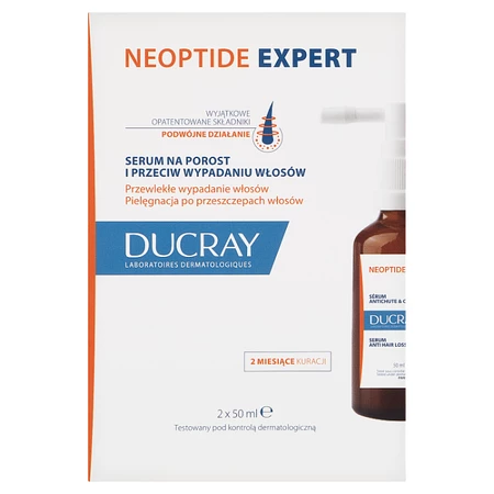 Ducray Neoptide Expert Serum na porost i przeciw wypadaniu włosów 2 x 50 ml