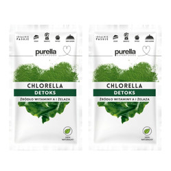 Zestaw: 2x Purella Superfoods Chlorella proszek 21g