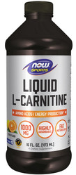 Now Foods L-Carnitine 1000 mg L-Karnityna na wsparcie redukcji masy ciała 473 ml smak cytryna