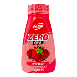 6PAK SYRUP ZERO 500ml smak malina