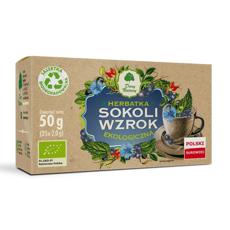 Dary Natury Herbatka Sokoli Wzrok  Eko 25X2G