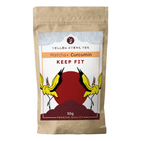 Yellow Stork Tea Matcha+ Curcumin zielona herbata 50g KRÓTKA DATA 2026-09-30