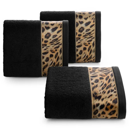 Ręcznik Eva 23 70 x 140 cm, Czarny