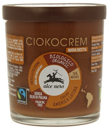 Alce Nero − Krem orzechowo-czekoladowy − 180 g