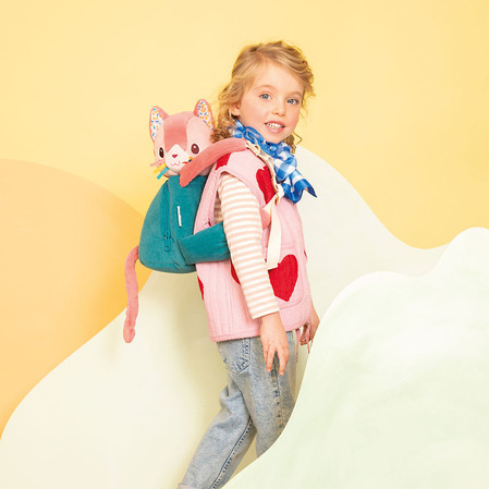 Lilliputiens Miękki plecak przytulanka Kotka Jeanne