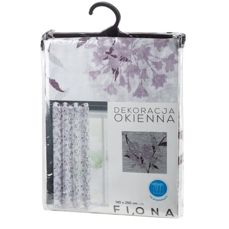 FIRANA GOTOWA FIONA 140 X 250 CM BIAŁY