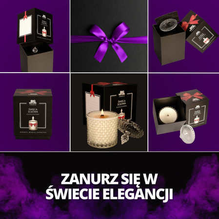 Świeca soj zap. insp. LOLITA LEMPICKA 485g PREZENT